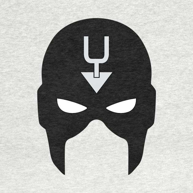 Black Bolt Mask by Minimalist Heroes